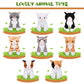 8 Pieces Plush Pets 5 Inch Stuffed Animals Bulk Assorted Cute Toys Small Plush Animals For Halloween Kid Classroom School Pet Party Favors Supplies Decoration (Cat)
