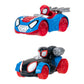 Marvel Spidey and His Super Friends Metal Vehicle City Track Set, SNF0202, Toy for Ages 3+, Plastic and Metal Construction