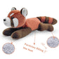 Hideekoog Stuffed Animal for Kids 8 inch Realistic Animal Plush Toy Lying Down Posture Animals Plush for Boys Girls mature-themed Birthday Hug Teaching(S-Lesser Panda)