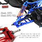RCMYou Upgrades Part for 1/10 Slash 2WD,Rear Drive Shaft CVD & Front Axles,Alloy Front Rear Suspension Arm,Big Bore RC Shock Abs