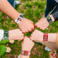 ZENZAL 48PCS Christmas Slap Bracelets Slap Xmas Snap Bracelet Party Favors Toys Slap Bands Assorted Christmas Theme Pattern for