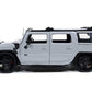 Jada Toys 1:24 Die-cast Hummer H2 Car Model 32310 - Grey, Rubber Material, Perfect for Kids and Adults