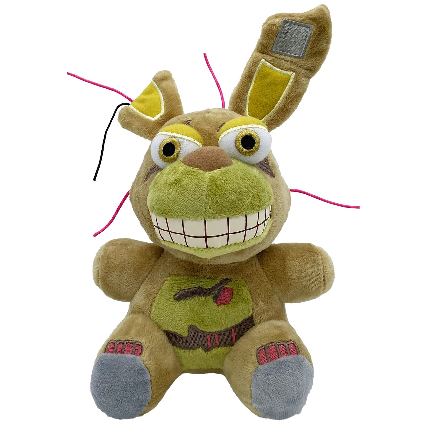 Ycixri Fnaf Springtrap Plush Toy Suitable For Collection, Fnaf Plushies Stuffed Doll For Boy Girl Christmas Halloween Birthday Gift, 8“ (Springtrap)