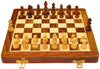 Palm Royal Handicrafts Wooden Handmade Foldable Magnetic Chess Board Set Wooden With Magnetic Pieces And Extra Queens For Kids A