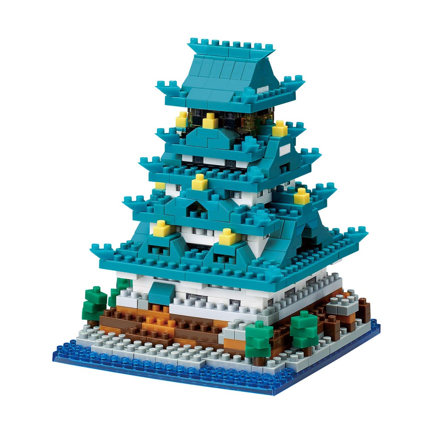 nanoblock - World Famous Buildings - Osaka Castle, Sight to See Series Building Kit