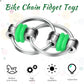 Skylety 10 Pcs Fidget Toy Bulk Bike Chain Key Ring Fidget Flippy Chain Toys For Adhd Stress Relief Finger Toys Flippy Key For Adults And Teens