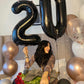 Black Number 9 Balloon 40 Inch, 9 Balloon Number, 9Th Birthday Decorations, Black Party Supplies For Boys Girls