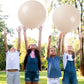 Guasslee 24 Pack Big White Sand Balloons, 18 Inch Large Cream White Beige Balloons Jumbo Latex Balloons For Gender Reveal Baby Shower Wedding Birthday Party Decorations