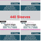 Sleeve Kings Small Square Card Sleeves 70 X 70 Mm (4X110 Pack, 440 Sleeves)