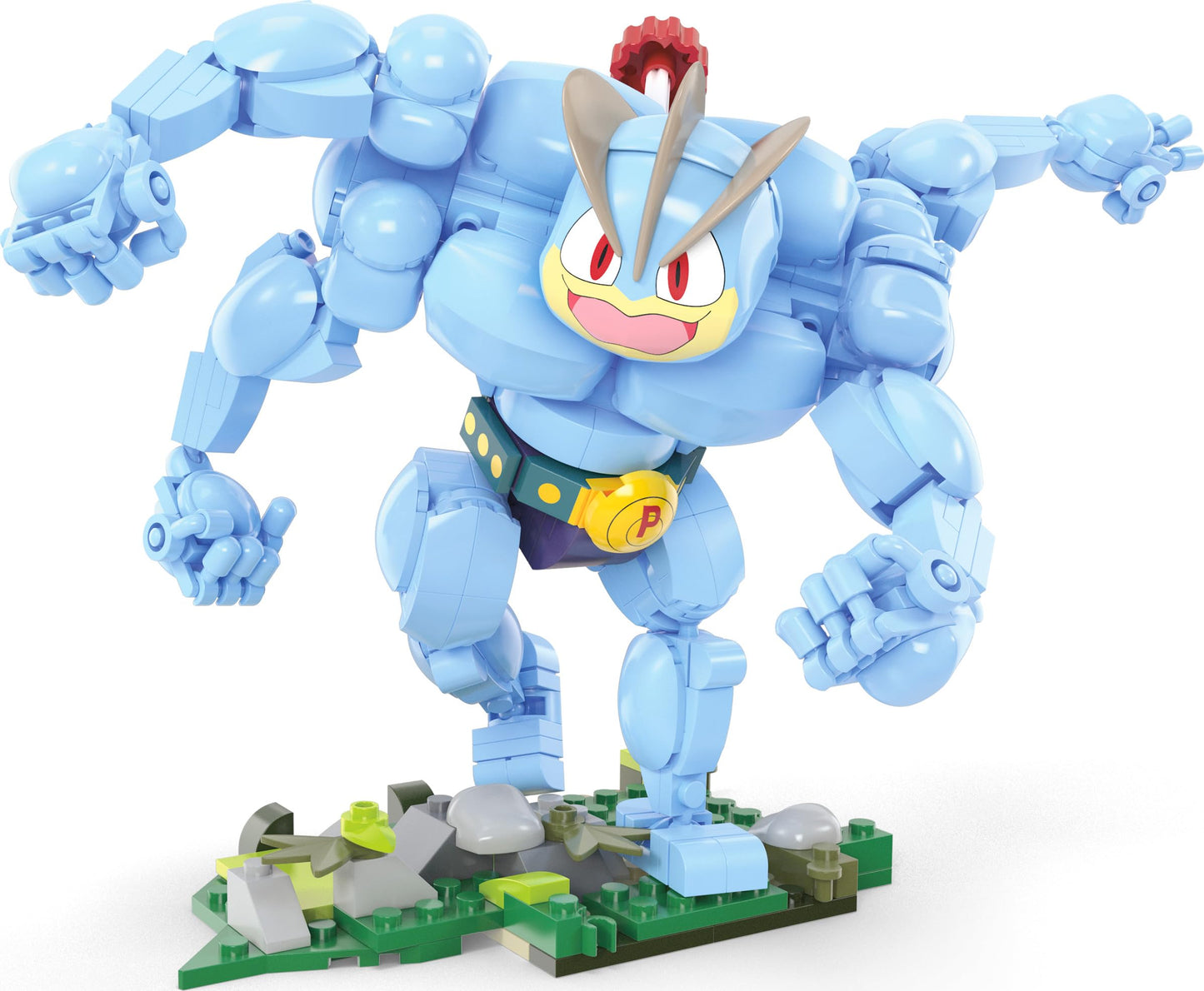 Mega Pokémon Building Toys Set Machamp With 401 Pieces, Articulated And Poseable With Motion, 6+ Inches Tall, For Kids