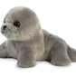 Aurora® Adorable Mini Flopsie™ Harpo Seal Stuffed Animal - Playful Ease - Timeless Companions - Gray 8 Inches
