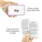 3 LETTER WORDS FLASH CARDS