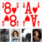 Ooelyy Custom Elite Low Vision Playing Cards, Personalized Large Print Playing Cards, Easy To Read Playing Cards For Visually Im
