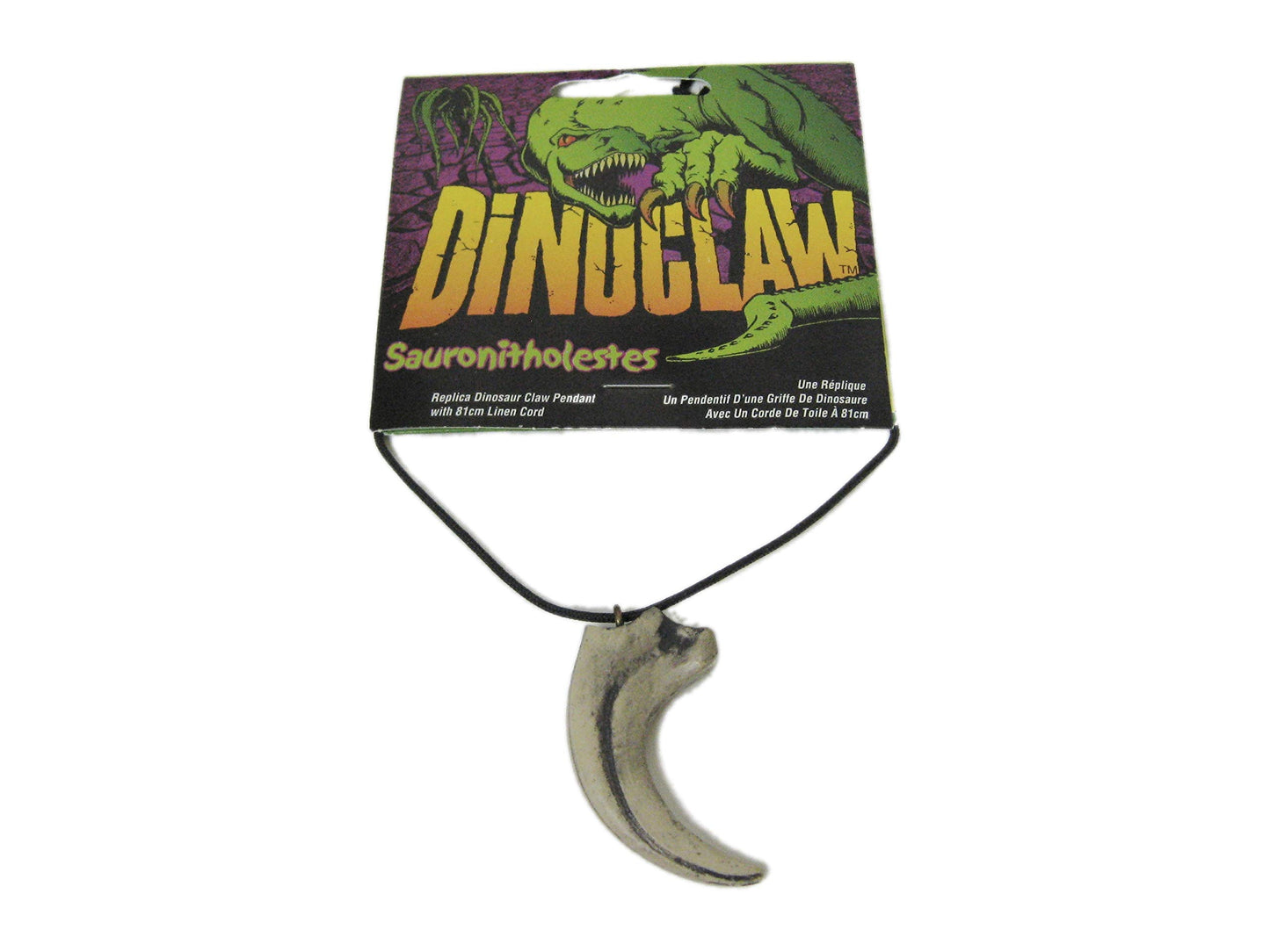 Mid-Land Scientific Sauronitholestes Dinosaur Claw Pendant Necklace (344-5)