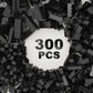 Webrick 300 Pcs Classic Building Bricks, Black Bulk Bricks,Compatible With Major Brands Parts And Pieces, Creative Building Bloc