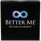 Better Me Self-Improvement Board Game - Fun & Connection for Couples & Friends, Black & Multicolor, Model SQ-945, Cardboard Material
