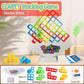 Clapet 32 Pcs Tetra Tower Stacking Game, Fun Balance Building Blocks Board Games For Kids Adults Family Party, Toys Gifts For Bo