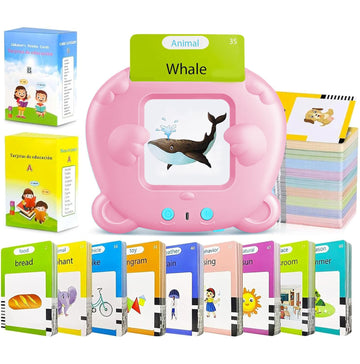 Talking Flash Cards For Toddler 1-6 Year Olds, Learning Montessori Toys With 510 Sight Words, Pocket Speech For Toddlers Therapy