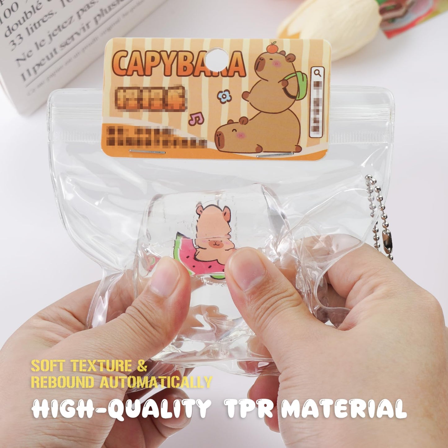 Taba Squishy Toys  Cat Paw Cute Kawaii Squeeze Toys  Sticky Squishy Fidget Toys Silicone Squeeze Toy for Stress Relief Cute Soft Toys Best Gift for Anniversary (ice)