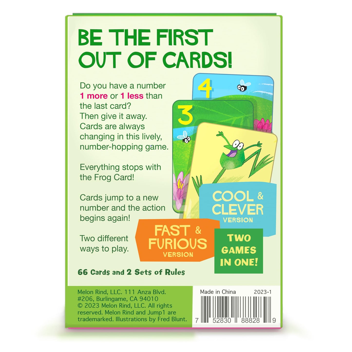 Melon Rind Math Game for Kids - Adding & Subtracting Card Game, Ages 5+, Cardstock, Quick Screenless Activity