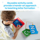 hand2mind Letter Tracing Sensory Pad - Reusable Handwriting Practice for Kids 3-5, Montessori Alphabet Toys, Toddler Learning Tool