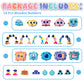 Hdsahdok Wooden Snap Together Building Toys, Stem Blocks Toys, 28 Pcs Robot Take Apart Toys Playset, Montessori Educational Fine