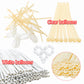 200 Pcs 260 Balloons Long Balloon White And Clear Balloons Twisting Animals Balloons For Balloon Arch Garland Birthday Wedding P