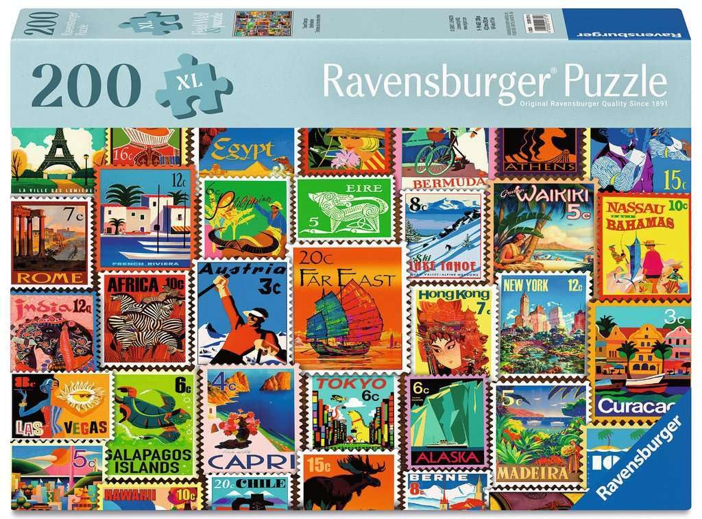Travel Stamps 200 PC Puzzle
