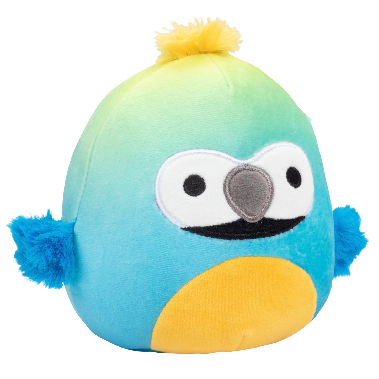 Squishmallows Original 5-Inch Baptise The Macaw Plush Toy - Blue Polyester Mini Stuffed Animal - Collectible Gift for Kids