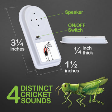 3 Pack Cricket Noise Maker Prank – Hidden Annoying Chirp Sounds – Funny Gag Office Prank