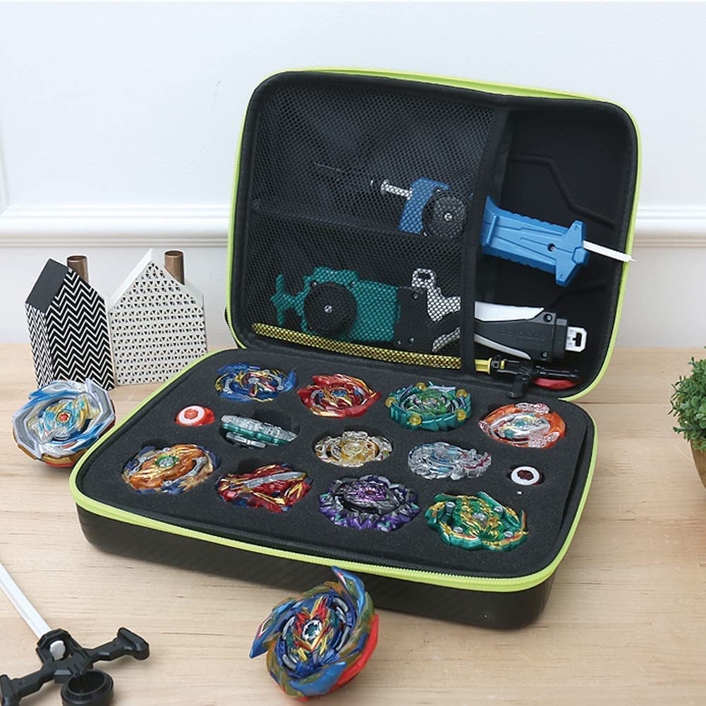 PICCOSURF Battling Tops Soft Carrying Cross Bag Case Storage Organizer with Shoulder Strap for Burst Spinning Tops Launcher Stor