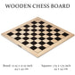 A&A 17.25'' Professional Wooden Chess Board with Storage Bag/Ebony Wood & Maple Inlay / 1.75'' Squares w/o Notation