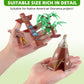 44 Pcs Native American Indians Figures Toys Set, Plastic Figurine Toys Includes Indian Figurines, Trees, Moss, Sand, Stones For Kids Historical Education School Project Decoration Birthday Halloween