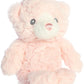 Aurora Snuggly Huggy Bear Baby Stuffed Animal - Comforting Companion - Imaginative Play - Pink 10 Inches