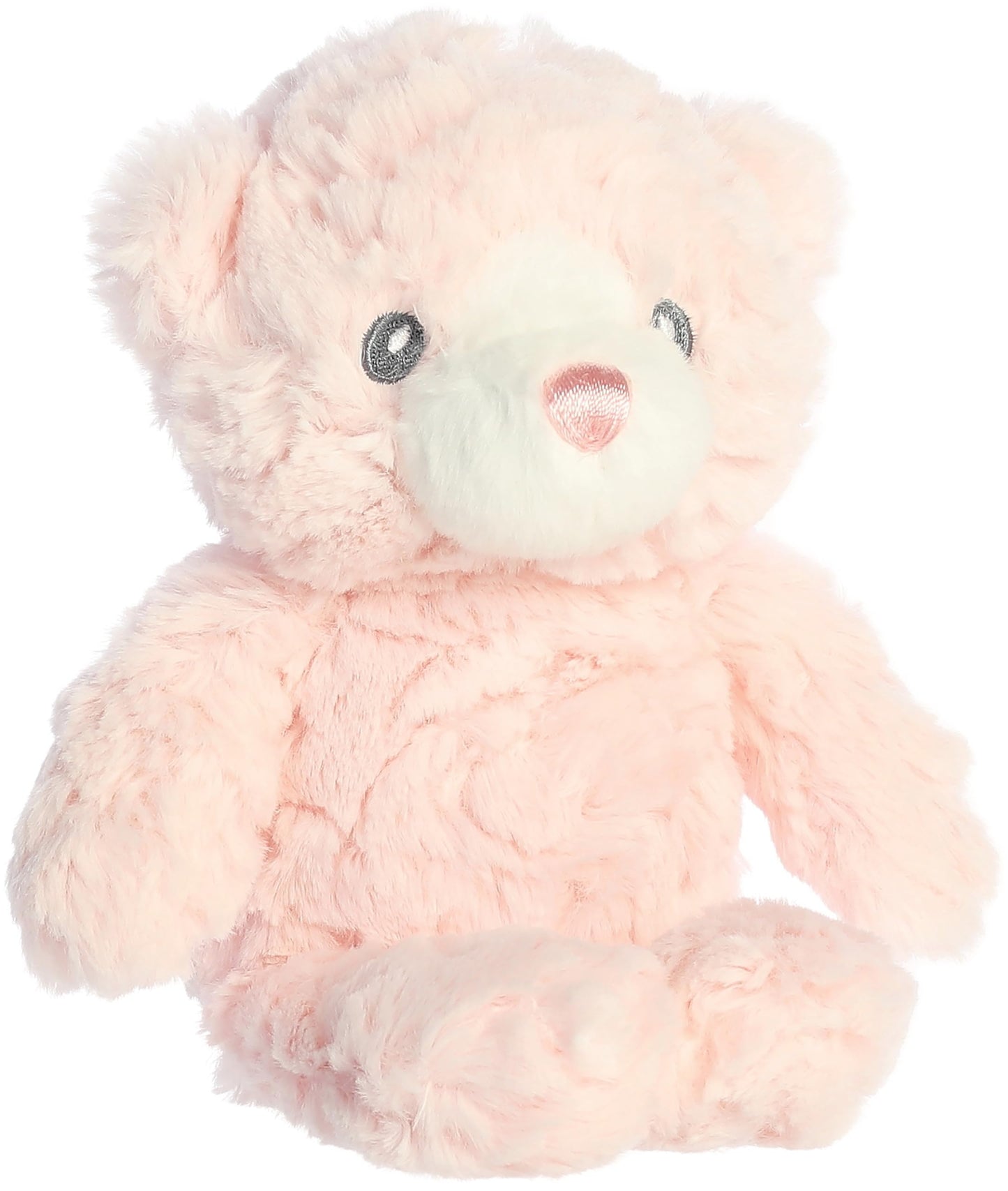 Aurora Snuggly Huggy Bear Baby Stuffed Animal - Comforting Companion - Imaginative Play - Pink 10 Inches