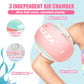 Loowarts Arm Floaties For Kids 2-6 Year,Inflatable Arm Bands Float As Water Wings & Swimmies,3-Chambers Independent Safety Syste