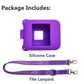Jchpine Silicone Cover Case For Bitzee Interactive Toy Digital Pet And Case, Protective Skin Sleeve For Bitzee Virtual Electronic Pets Accessories (For Original 15 Animals) (Purple)
