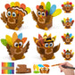 Moon Boat 20Pcs Thanksgiving Turkey Craft Kit - Fall DIY Religious Prayer Thankful Gratitude Box for School Activities