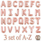 78Pcs Letter Balloons Rose Gold Balloon Custom Alphabet Balloons Party Supplies For Birthday/Baby Shower Personalized Phrase/Wor