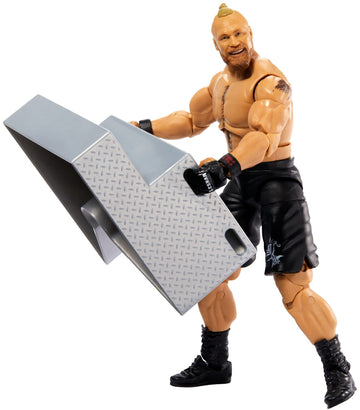 Mattel Wwe Brock Lesnar Elite Collection Action Figure, 6-Inch Posable Collectible Gift For Wwe Fans Ages 8 Years Old & Up