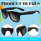 Morcheiong 12 Pack Party Sunglasses In Bulk For Birthday Summer Party Goody Bag Fillers Favors (Black)