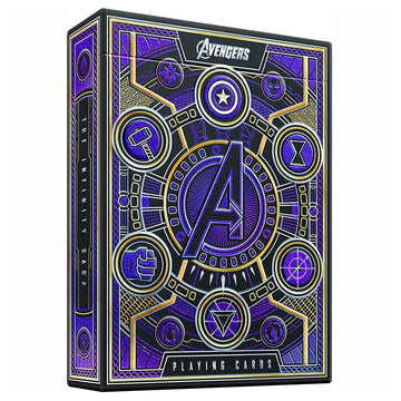 theory11 Avengers Purple Edition enhanced Playing Cards - Marvel Studios' The Infinity Saga Deck