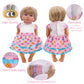 Girl Doll Clothes And Accessories 6 Sets Doll Clothes For 12 Inch Dolls Alive-Baby Doll Clothes Dress Pajamas Lovely Baby Doll Outfits Accessories For Christmas Birthday For Little Girl