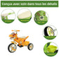 VIZZTY Dinosaur Kids Tricycle - Medium Orange Plastic Bike with Music & Storage Basket for Toddlers 3-7 Years Old