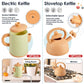 Buyger Pretend Play Kitchen Accessories Toys Set, Cookware Pots And Pans Cooking Utensils Playset Gifts For 3 4 5 Years Old Kids