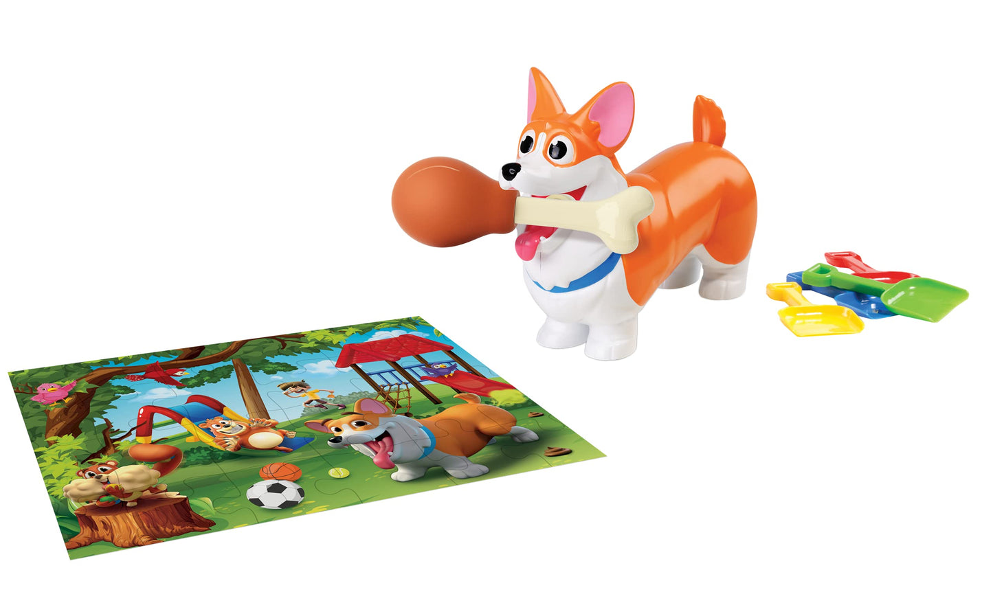 Goliath Doggie Doo Corgi Game - Unpredictable Action Puzzle - Multi Color - Model 919581 - Fun Family Game