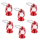 Toddmomy Mini Dollhouse Lantern 6Pcs Mini Kerosene Lamp Miniature Lantern Micro Landscape Ornament For Dollhouse Accessories