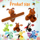 Gemscream 6 Pack Stuffed Animal Slap Bracelets For Kids, 8 Inch Plush Animal Wrist Cute Snap Bracelets In Bulk Easter Graduation