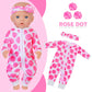 Unicorn Element 5 Sets 14-18 Inch Baby Doll Clothes Outfits Casual Wear For 17 Inch Baby Doll 10 Pcs Girl Doll Clothes And Headbands For 15-18 Inch Doll
