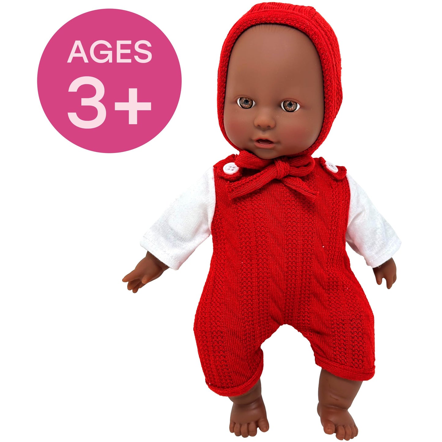 12 Inch Realistic Baby Doll With Soft Body And Vinyl Head, Arms, And Legs, Beautiful Soft Baby Doll Dressed In A Matching Onesie And Hat – Packaged In A Gift Box– Ideal Size For Toddlers, Boys, Girls